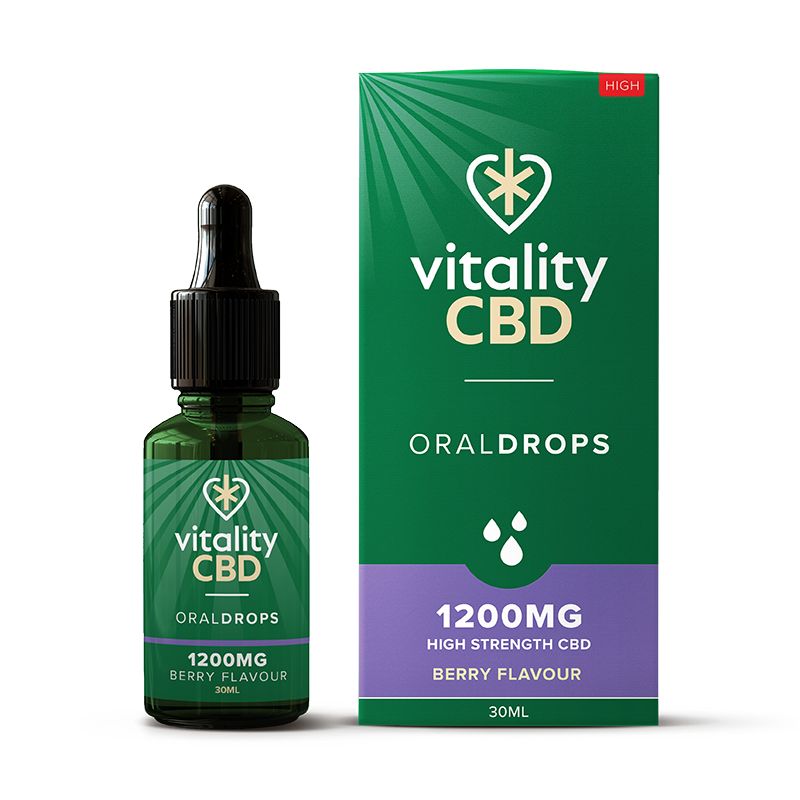Vitality CBD Berry Oral Drops 30ml