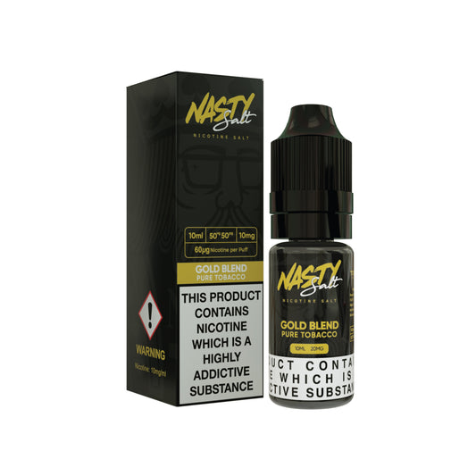 Nasty Juice Salts Gold Blend Tobacco Nic Salt