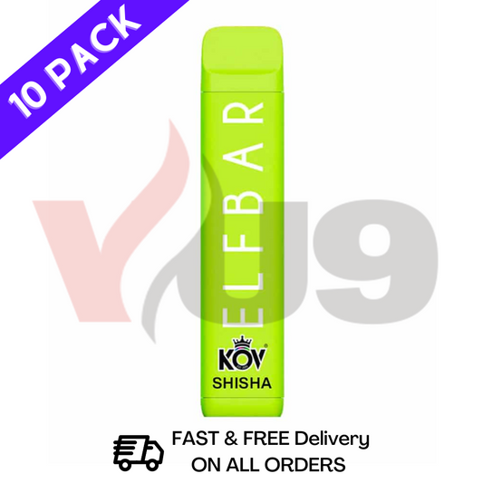 Elf Bar Double Apple Pack of 10 Shisha Range Flavour - Vape Supplier Manchester