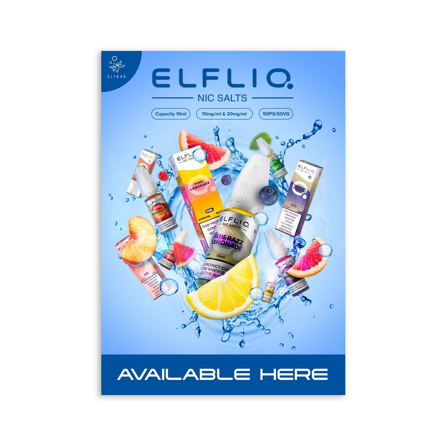 ELFLIQ - POS - Poster (Available Here)
