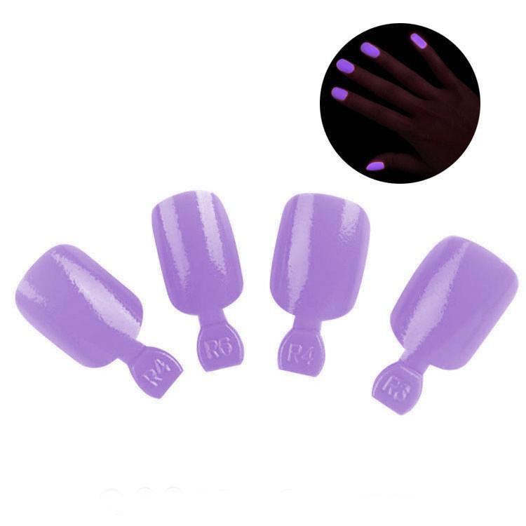 Professional Touch Finger Nail Tips False Nails Assorted Colour With Glue 1195 (Large Letter Rate)