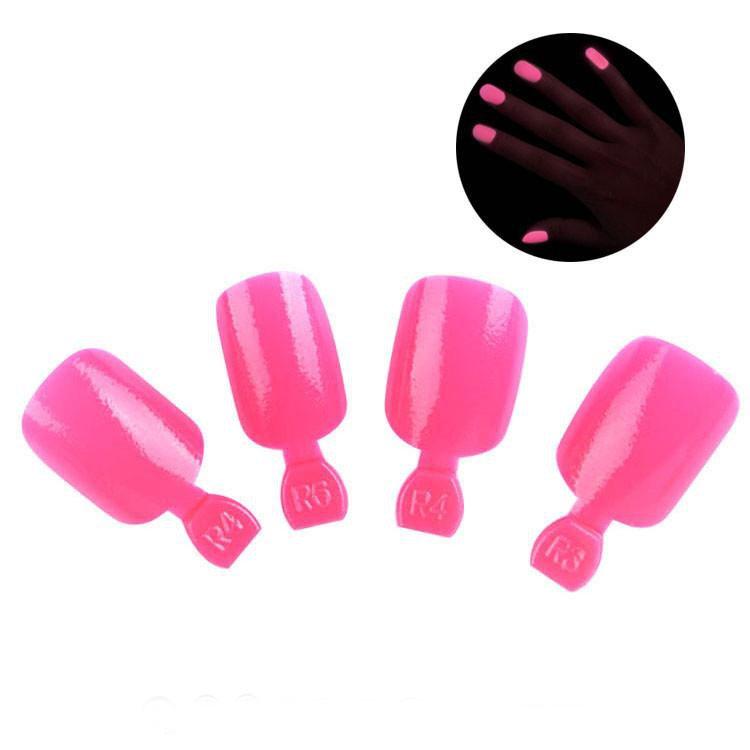 Professional Touch Finger Nail Tips False Nails Assorted Colour With Glue 1195 (Large Letter Rate)