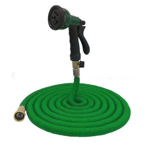 75 FT Heavy Duty Magic Expanding Flexible Expandable Garden Water Hose Pipe Spray Gun 4692 (Parcel Rate)