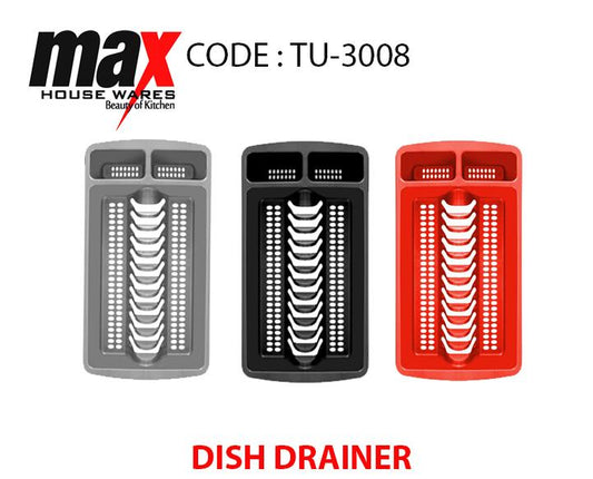 Dish Drainer Home Kitchen Random Colour Sent Tu3008 (Parcel Rate)