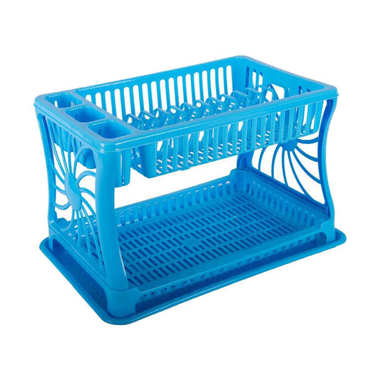 Two Storey Dish And Cutlery Holder With Tray CERI733 (Parcel Rate)