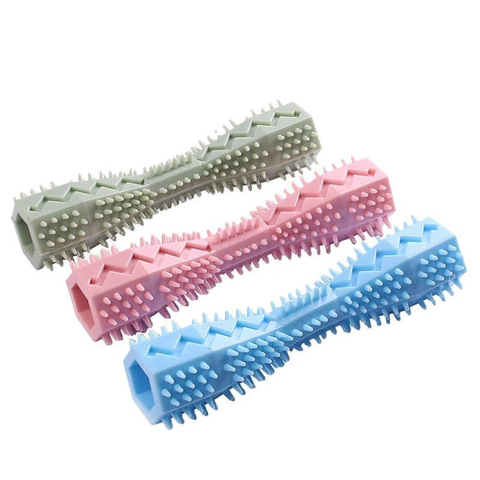 Dog Pet Toy Rod Treat Chew Assorted Colours Random Sent 6729 (Parcel Rate)