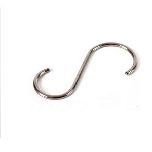 2 Pack Stainless Steel S Hooks Kitchen Meat Pan Utensil Clothes Hanger Hanging Diy 6690 (Large Letter Rate)