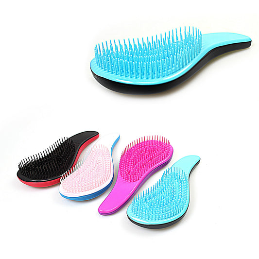 Fancy Smart Plastic Unisex Hair Brush Assorted Colours 3102 (Parcel Rate)