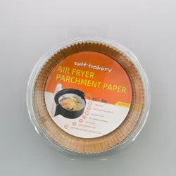 Kitchen Baking Brown Air Fryer Paper Liners 160 x 45 mm 100pcs 7046 (Parcel Rate)