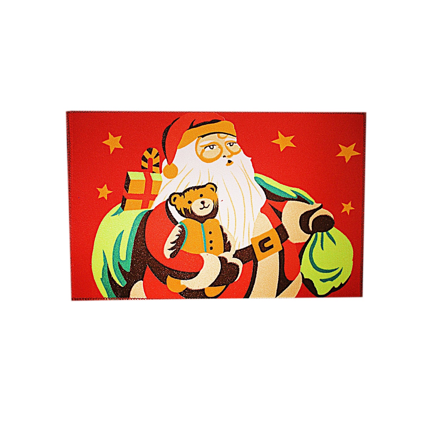 Festive Christmas Season Design Indoor/Outdoor Machine Washable Mats 70cm x 45cm Assorted Designs, Random Sent 4165/1416 (Parcel Rate)
