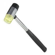 Rubber Hammer Mallet Non Marking Fibreglass Shaft Handle With Grip Diy 6360 (Parcel Rate)