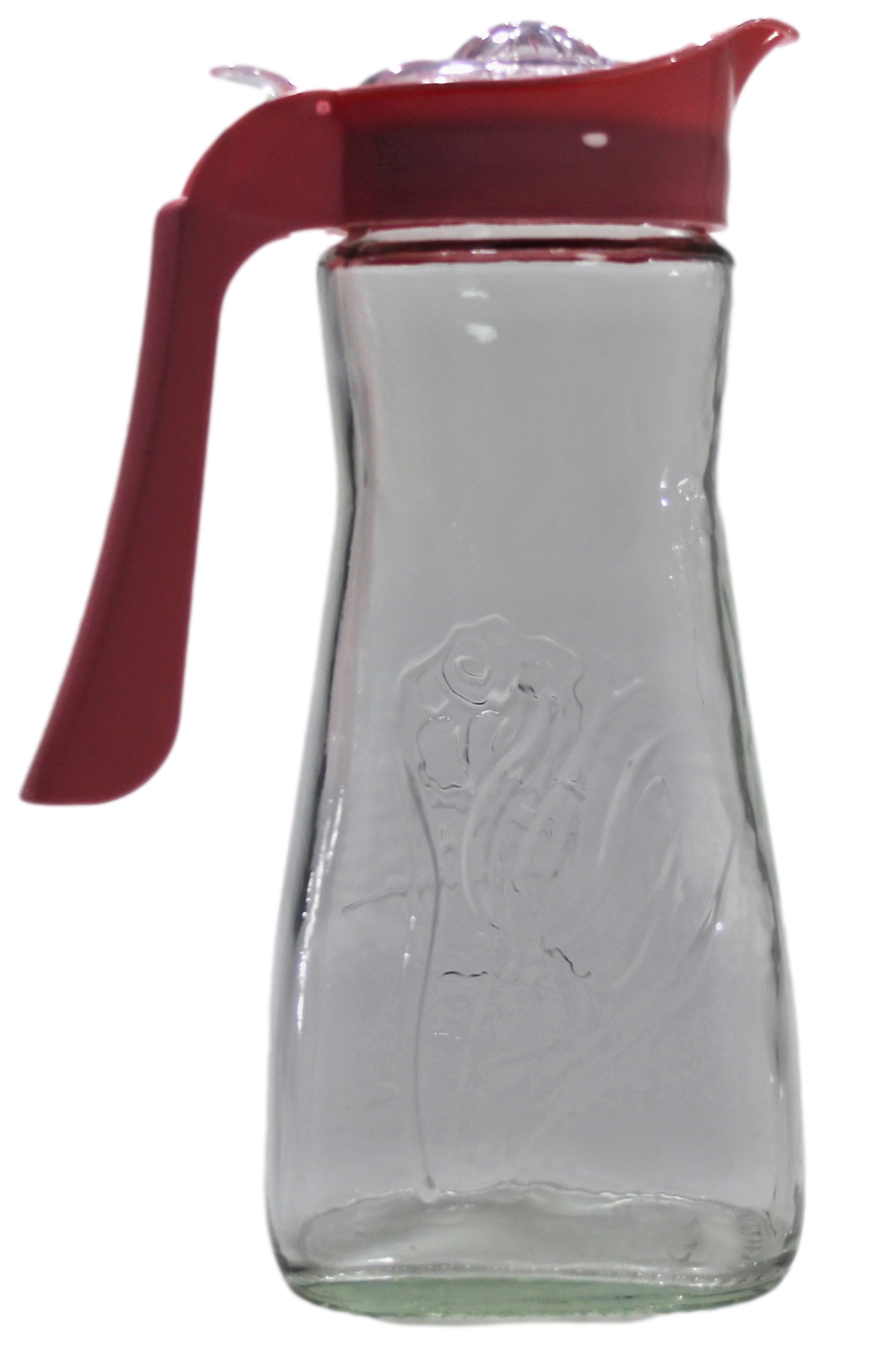 Glass Juice Water Jug in Box 1500cc Plastic Handle S119 (Parcel Rate)