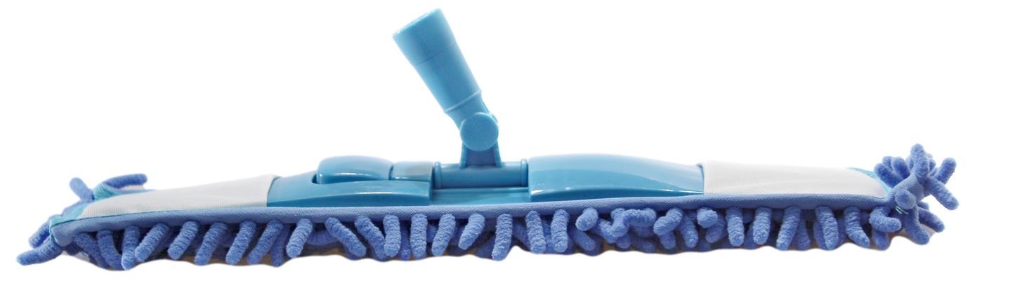 Microfibre Folding Adjustable 360 Plastic Mop With Handle Assorted Colours 2045 (Parcel Rate)