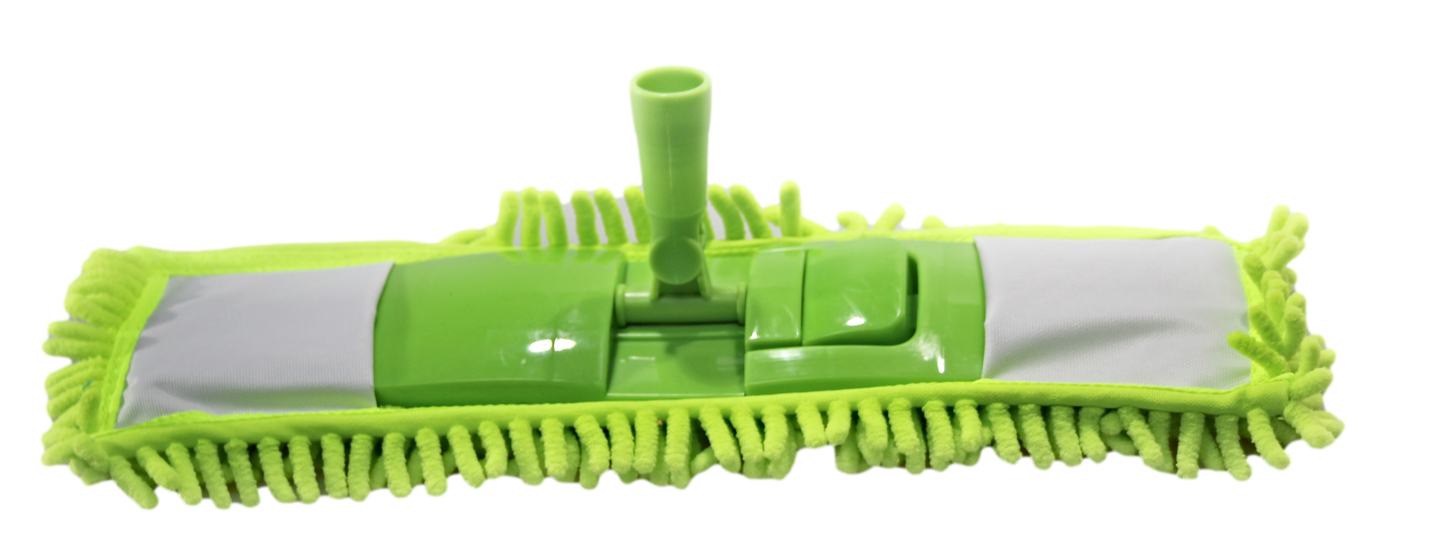 Microfibre Folding Adjustable 360 Plastic Mop With Handle Assorted Colours 2045 (Parcel Rate)