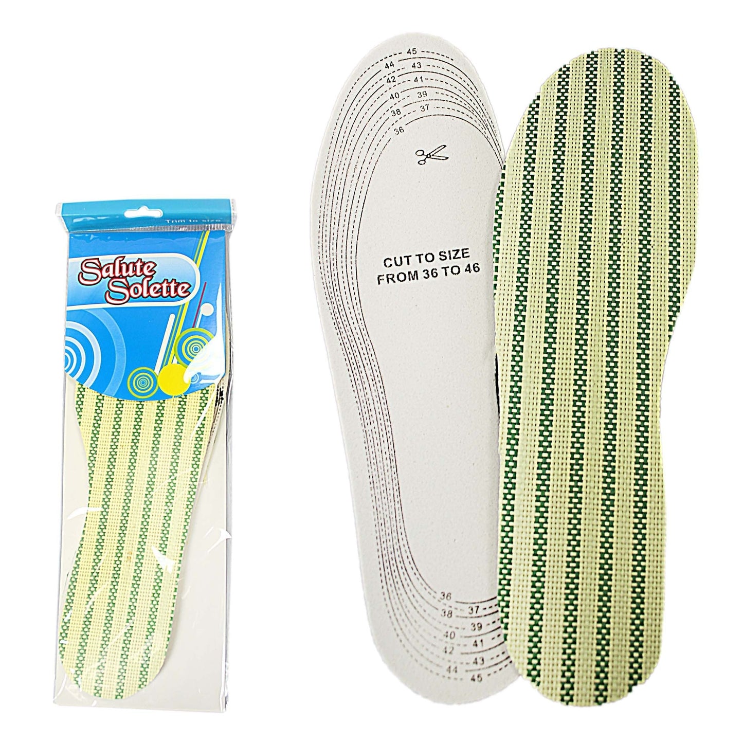 Pair Of Memory Foam Inners For Footwear Cut to Adjust 00923 (Large Letter Rate)