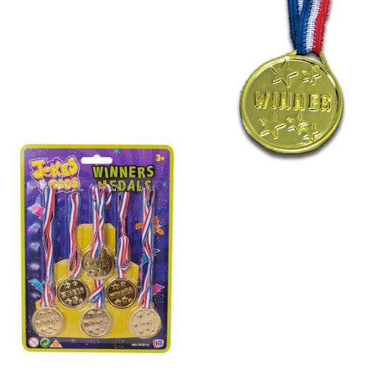 Fun Toys Jokes & Gags Medal Winners Kids Medal 7131 (Parcel Rate)