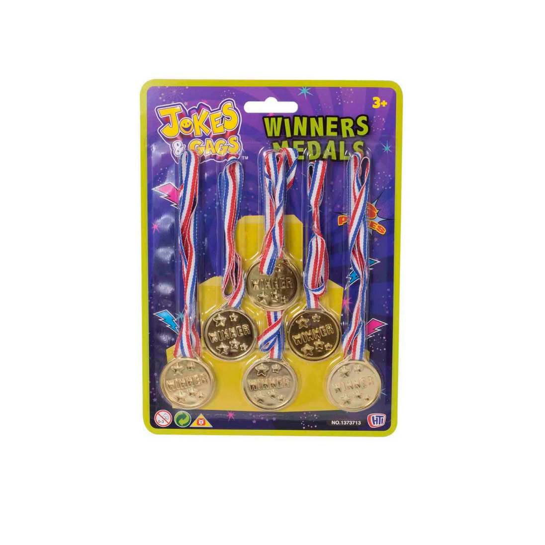 Fun Toys Jokes & Gags Medal Winners Kids Medal 7131 (Parcel Rate)