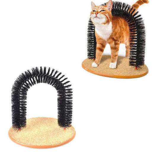 Kitty Arch Cat Groomer Scratcher Cleaner Fun Cat Self Groomer 3695 (Parcel Rate)