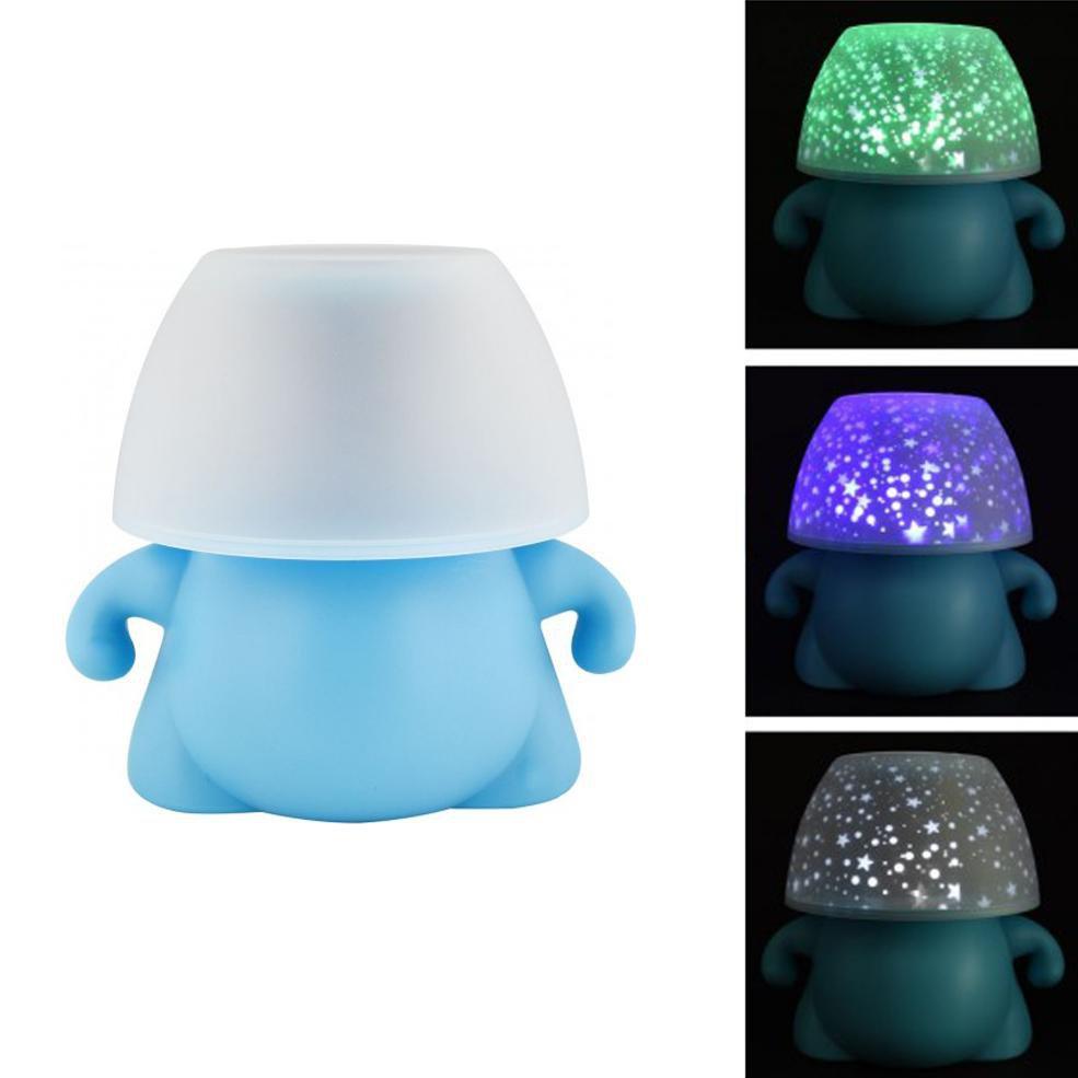 LED Character Rotating Projector Night Light 9386 (Parcel Rate)