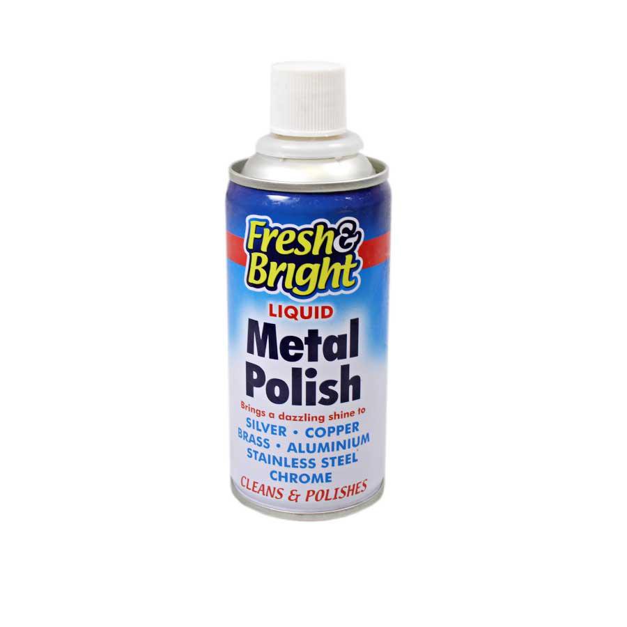 Fresh & Bright Liquid Metal Polish 180ml Diy Home (Parcel Rate)