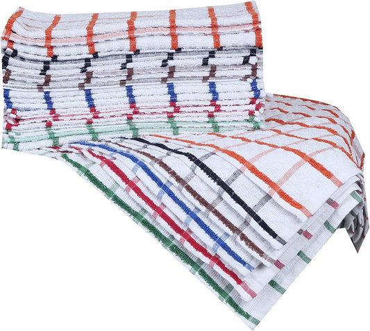 Big Check Kitchen Tea Towel Dish Cloth 70 x 55 cm 1 Pack LL5205