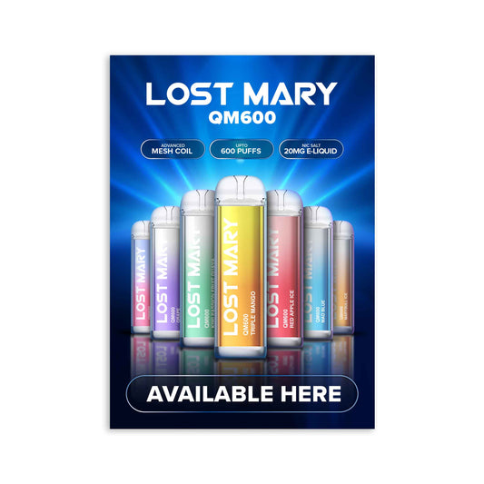 Lost Mary QM600 - POS - Poster (Available Here)