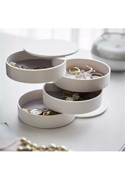Monar Round 4 Tier Accessory Organiser Plastic MA110 (Parcel rate)