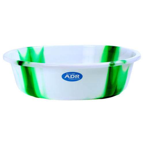 18' Plastic Washing Bowl Round Tie Dye Print Assorted Colours MX4078 (Parcel rate)