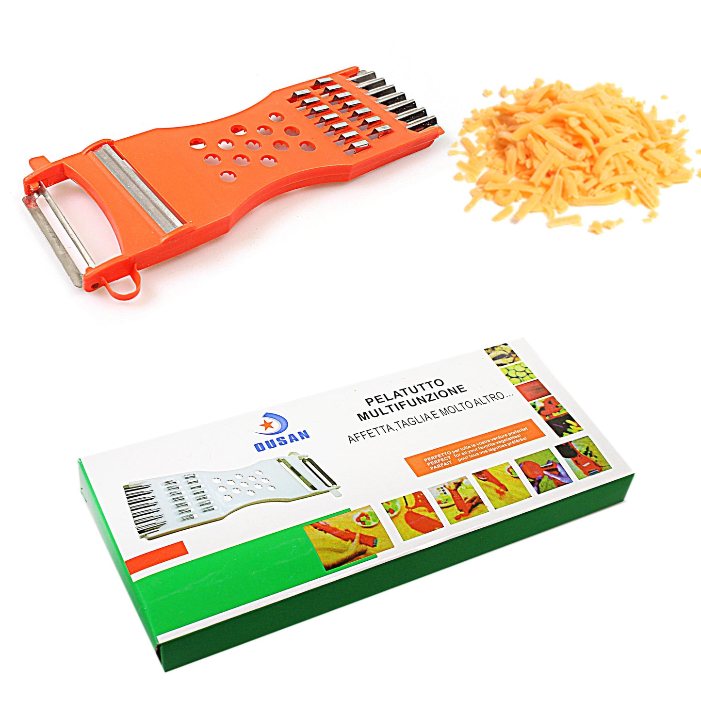 Multifunctional Grater Peeler Food Preparation Kitchen Essential 4144 (Parcel Rate)