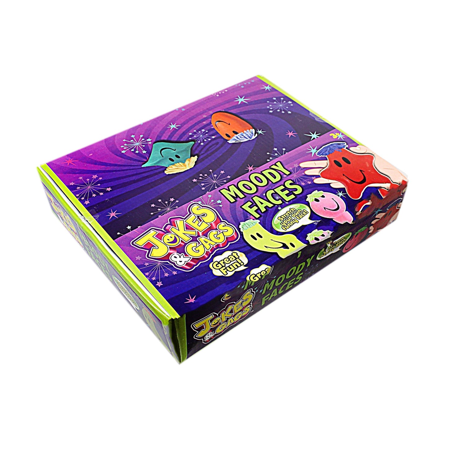 Super Stretchy Moody Face Smiley Face Stress Ball Children 9071 (Parcel Rate)