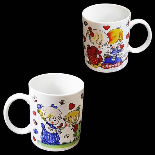 Multi Design Ceramic Kitchen Tea Coffee Drinking Cartoon Print Mugs Kitchen 3538 (Parcel Rate)