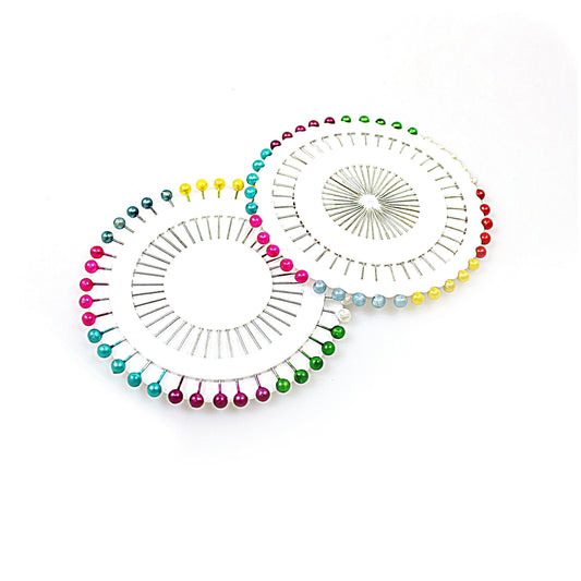 2 Pack of Assorted Colour Long Pin Needles 0653 (Large Letter Rate)