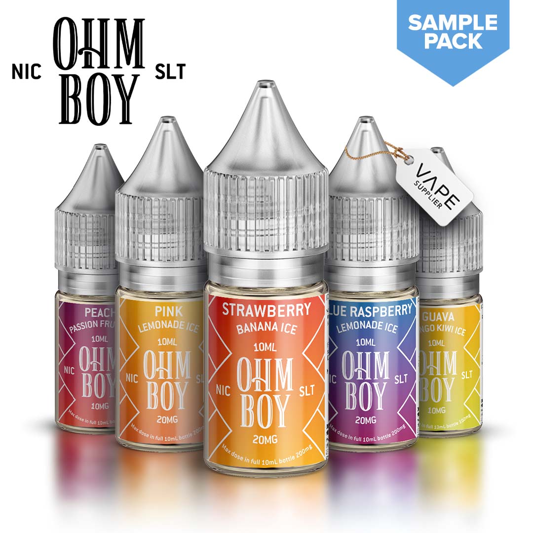 Ohm Boy SLT 10mg Sample Packs (2 + 3 x 10ml)