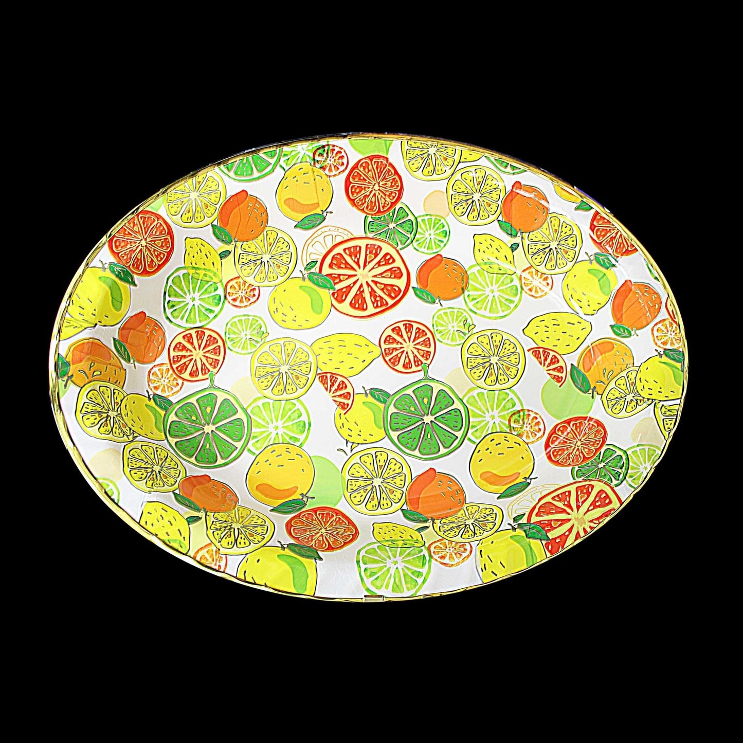 Occasional Use Plastic Fancy Serving Tray 45cm x 35cm 1387 (Parcel Rate)