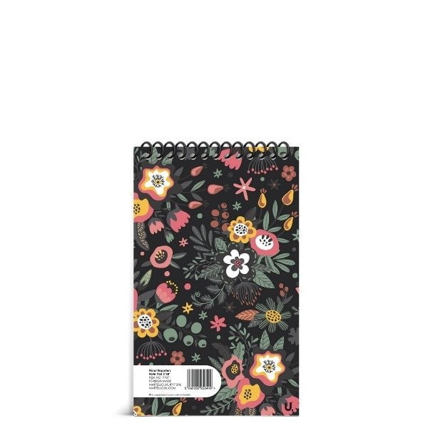 Floral Reporters Note Pad 5"x8" School Assorted Designs P1071 (Parcel Rate)