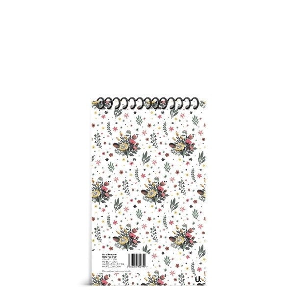 Floral Reporters Note Pad 5"x8" School Assorted Designs P1071 (Parcel Rate)