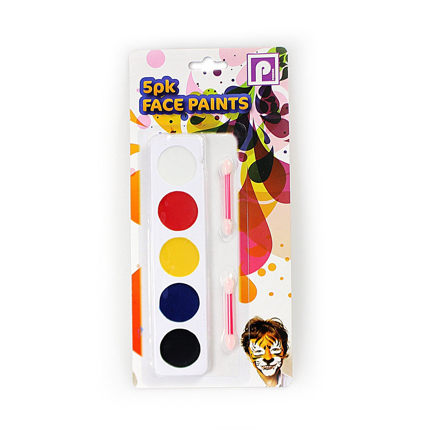 5 Pack Face Paints Arts And Crafts P2485 (Parcel Rate)