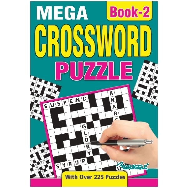 A5 Crossword Book 21 x 14.8 x 1.4cm 2 Designs P2593 (Large Letter Rate)