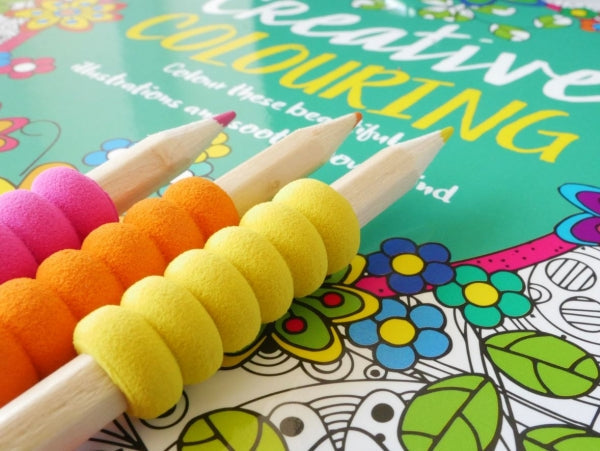 6 Pack Soft Grip Colouring Pencils Arts And Crafts P2686 (Large Letter Rate)