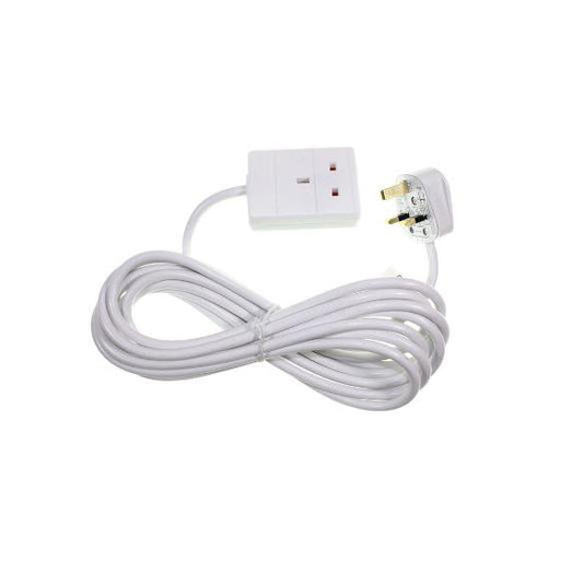 Pifco 1 Gang Extension Lead 5m Cable UK Socket Power Mains Plug PIF2046 (Parcel Rate)