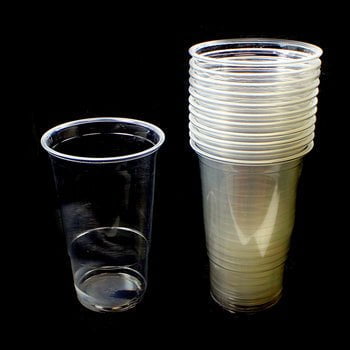 Disposable Clear Plastic 1 Pint Cups 568 ml Pack of 12 329210 (Parcel Rate)