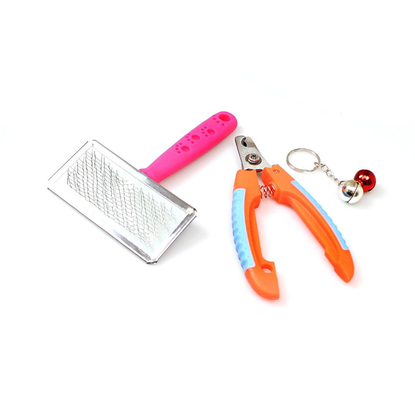 Pets Grooming Accessories Brush Nail Cutter and Toy 3 Piece Set 3607 (Parcel Rate)
