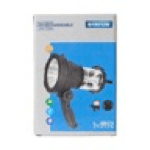 LED Multi Function Rubber Coated Torch Camping Lantern Black Status Rechargeable 6511 (Parcel Rate)