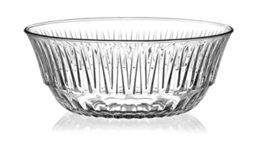 Glass Bowl Alinda 2200cc Boxed (Parcel Rate)