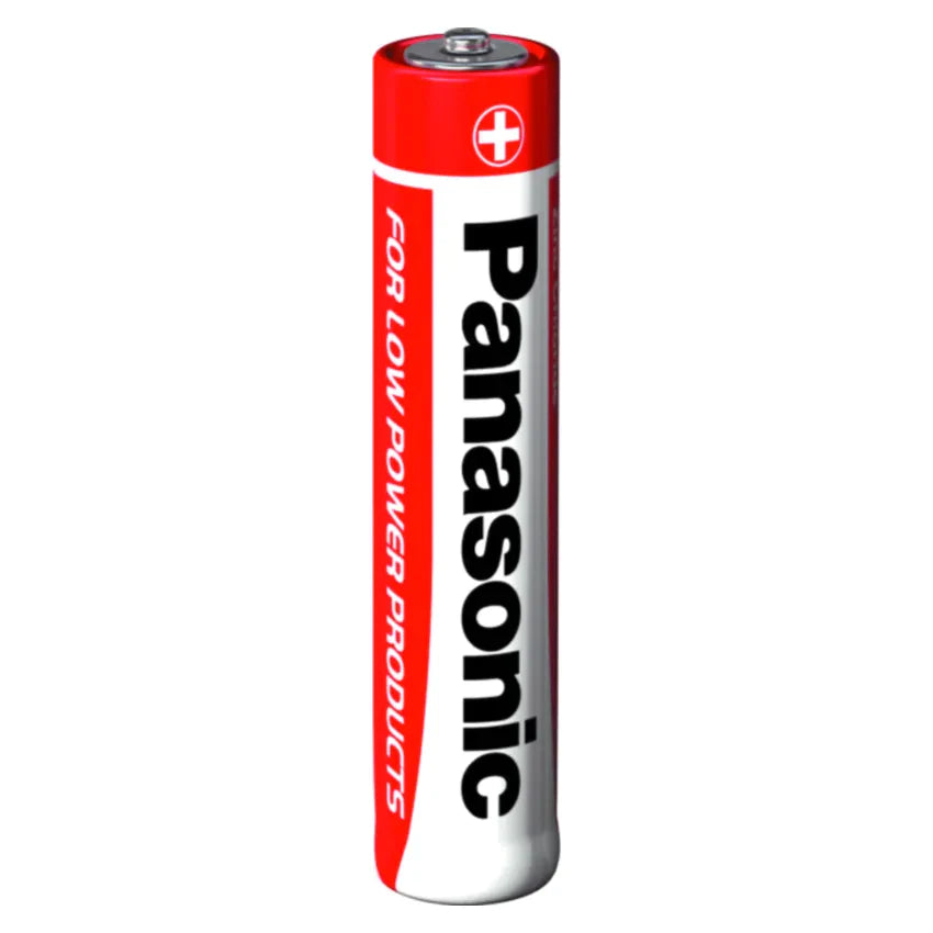 8x Panasonic AAA Batteries Zinc Carbon R03 1.5V Battery PANAR03RB8 (Large Letter Rate)