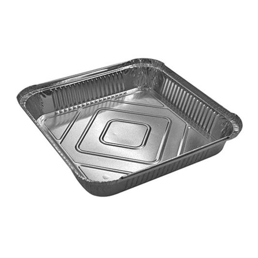 Aluminium Foil Oven Roasting Tray Small  205 x 205 mm Pack of 5 MX9029 (Parcel Rate)