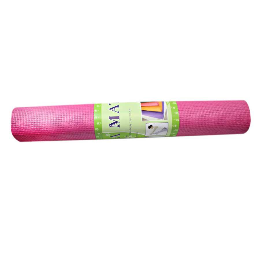 Roll Up Non Slip Yoga Mat 61 x 17 3cm Assorted Colours 2606 / 1068  (Parcel Rate)