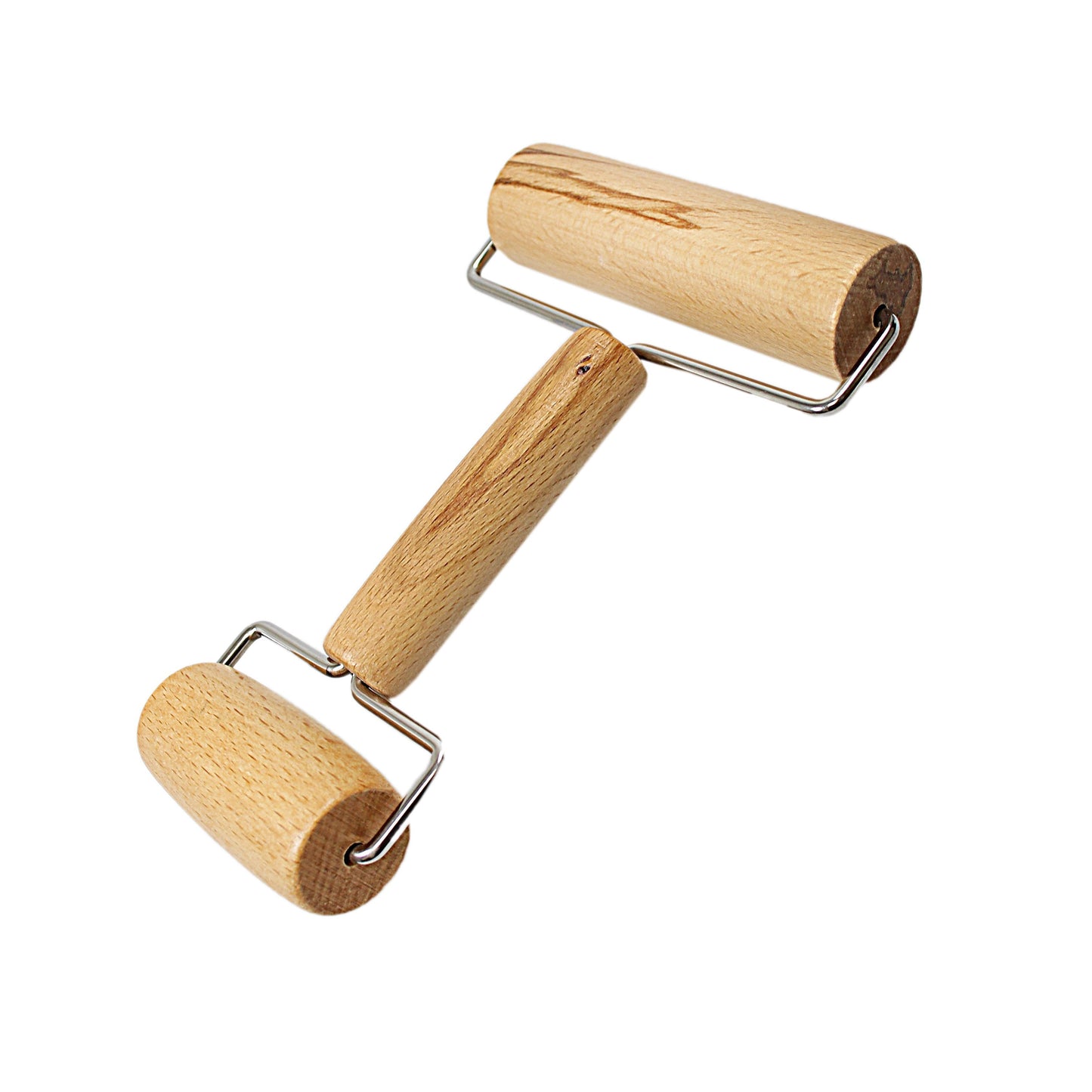 Double Sided Wooden Dough Rolling Pin 10.5 x 6 cm Kitchen 4666 (Parcel Rate)