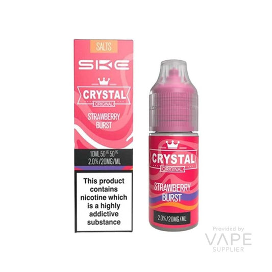 SKE Crystal Strawberry Burst Nic Salt