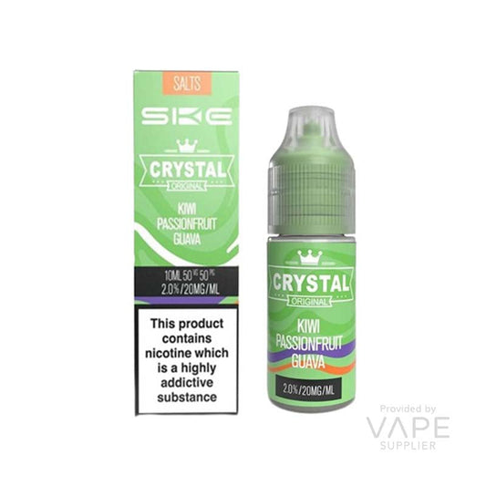 SKE Crystal Kiwi Passionfruit and Guava Nic Salt